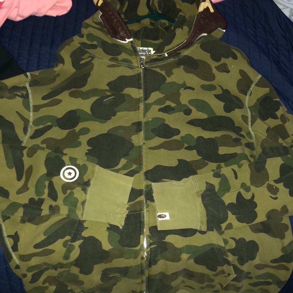 A Bathing Ape/ BAPE first full zip hoodie